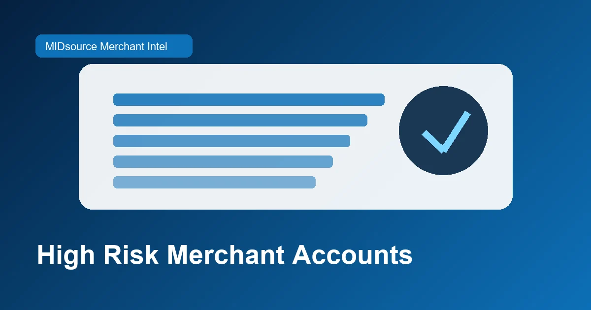 What Makes a Merchant Account High Risk?